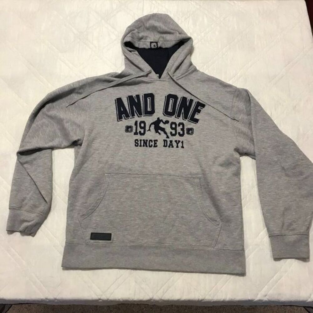 And1 gray hoodie large‎